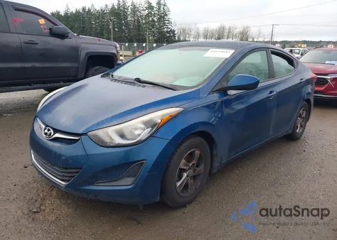 2014 Hyundai Elantra Se from USA, damaged, VIN KMHDH4AE7EU199071
